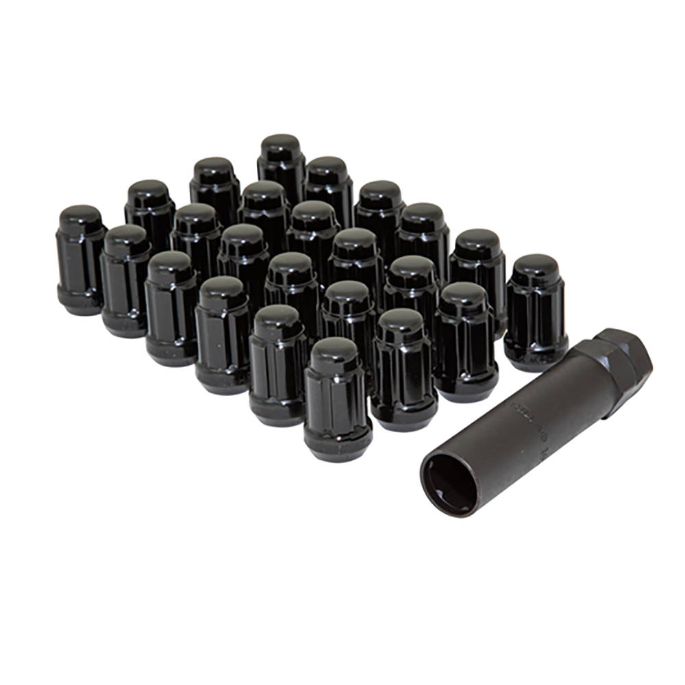 6Lug 12-1.50 Spline Wik All Blk Gor