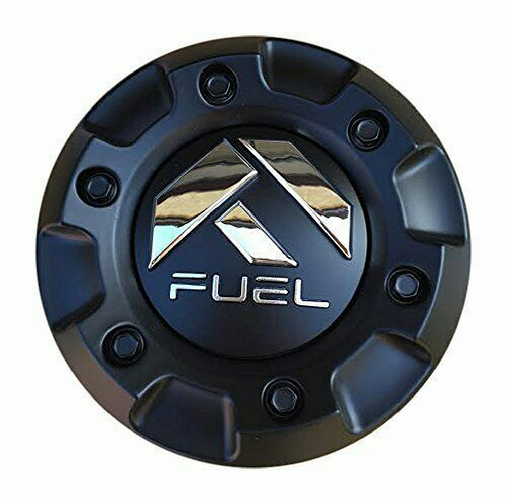 Fuel-Top Section Of Cap-Mt-Blk/Chr Logo