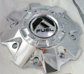 Fuel 5/6 Lug Chrome Cap (Flat Bottom)