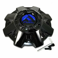 Fuel Gl-Blk Blue Logo Cap (Flat)