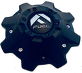 Fuel 8 Lug Matte Black Cap (Flat Bottom)