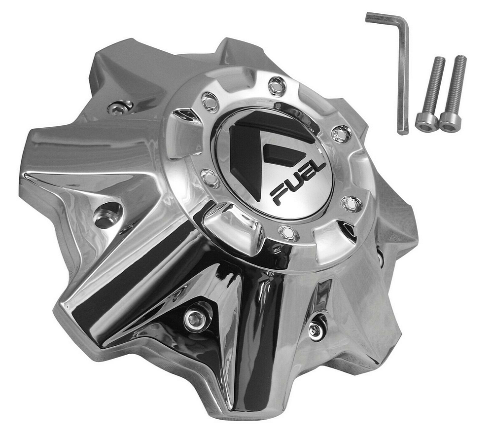 Fuel 8Lug Cap W/O Riser Chrome