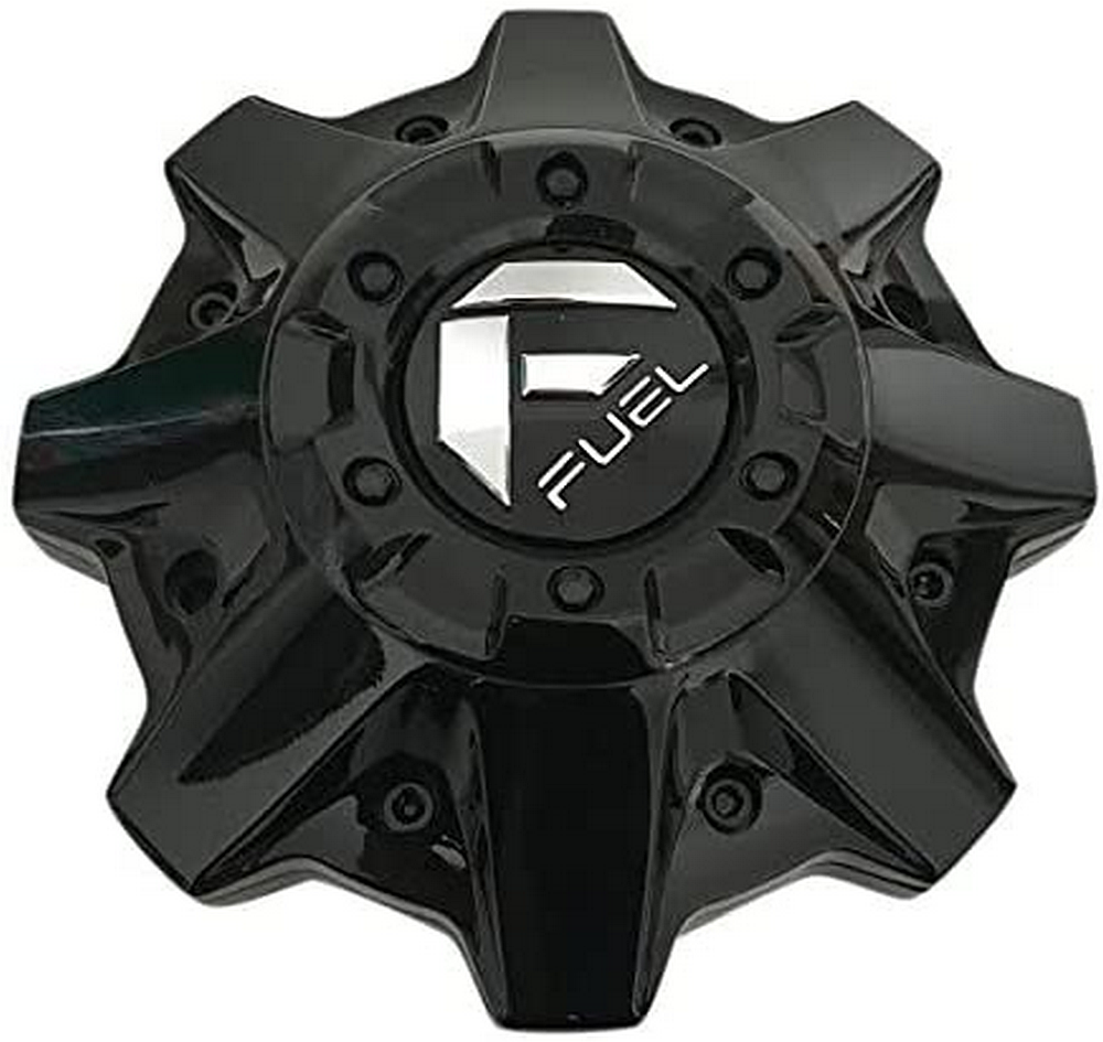 Fuel 8Lug Cap W/O Riser Gl-Blk Rivets