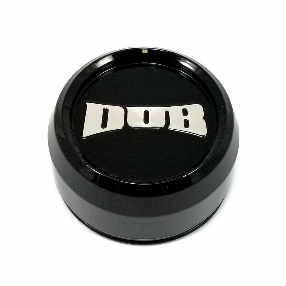 Dub Gloss Black 1.7" Cap-Raised Dub