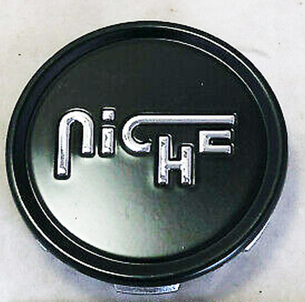 Niche 2.70" Flat Cap-Flt Blk Silver Logo