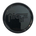 Niche 2.70"Flat Cap-Gl-Blk W/ Matte Logo
