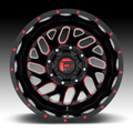 Fuel Dually Cap Rear G-Blk Rd Logo 17/82