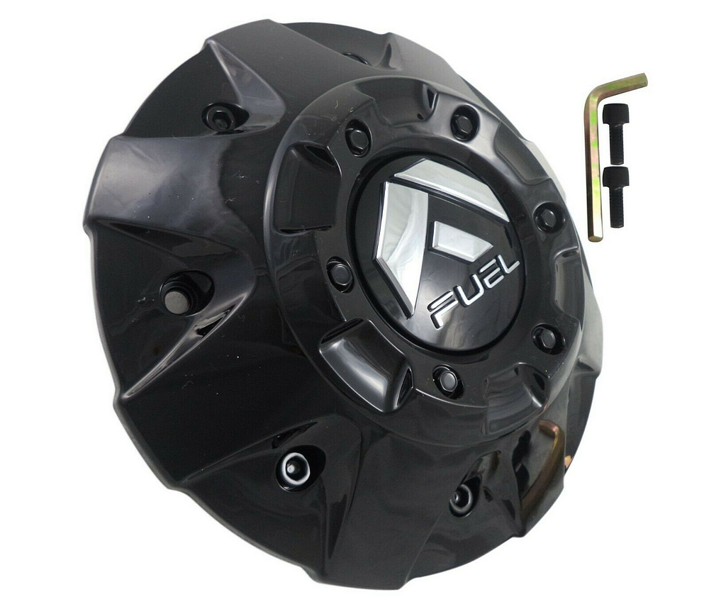 Fuel Eight Bar Cover Cap-Gl-Blk/Blk Riv
