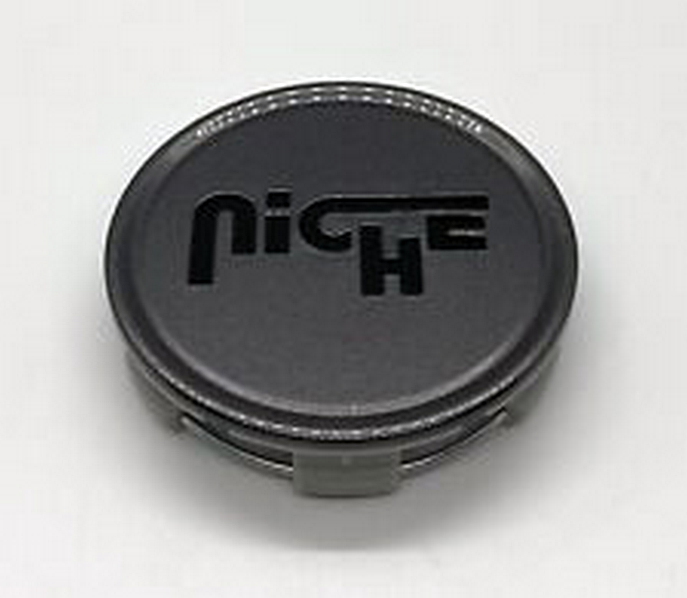 Flat Niche 3"O-Ring Cap-Gl-Anth/Blk Logo