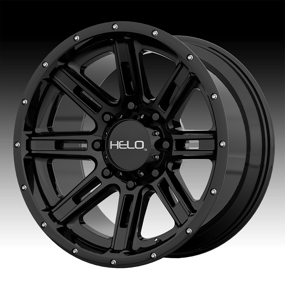 Helo Cap 6X4.5/120 Gloss Black