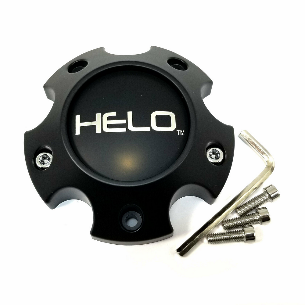Helo Cap 5X4.5/5 Lug H34 - Satin Black