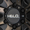 Helo Cap 6X135 Lug H34 - Satin Black