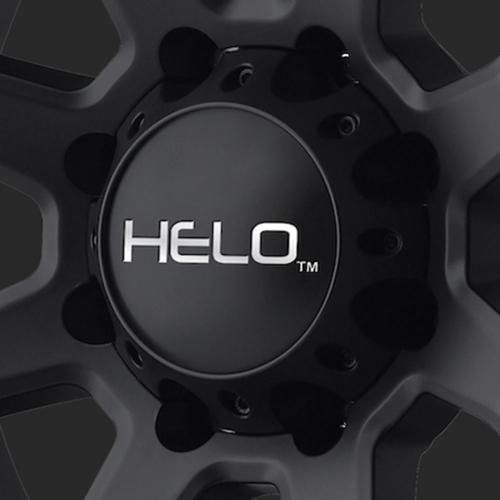 Helo Cap 6X135 Satin Black