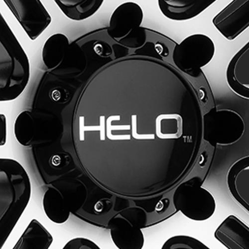 Helo Cap 6X5.5 Lug H42 - Gloss Black