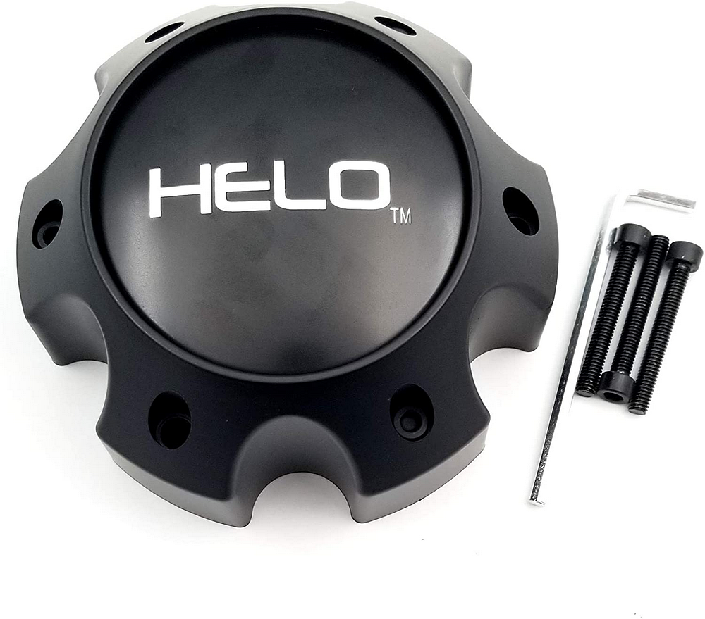 Helo Cap 6X5.5 Lug H42 - Satin Black