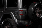 XB LED Tail Lights: Jeep Wrangler JL (18+ / Red Lens / Set)