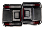XB LED Tail Lights: Jeep Wrangler JL (18+ / Smoked Lens / Set)