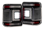 XB LED Tail Lights: Jeep Wrangler JL (18+ / Smoked Lens / Set)