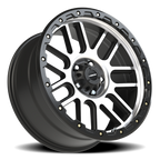 Vision Off-Road Nemesis A 20X9 +0 Matte Black Machined Face