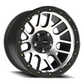 Vision Off-Road Nemesis A 17X9 -12 Matte Black Machined Face
