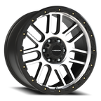 Vision Off-Road Nemesis A 20X9 +0 Matte Black Machined Face