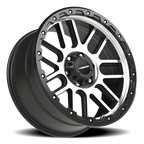 Vision Off-Road Nemesis A 20X9 +10 Matte Black Machined Face