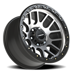 Vision Off-Road Nemesis A 17X9 -12 Matte Black Machined Face