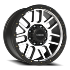Vision Off-Road Nemesis A 20X9 +10 Matte Black Machined Face