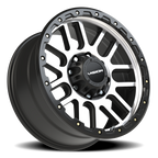 Vision Off-Road Nemesis A 20X9 +10 Matte Black Machined Face