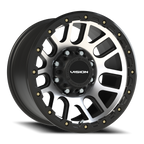 Vision Off-Road Nemesis A 17X9 -12 Matte Black Machined Face
