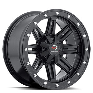 Vision ATV 550 12X7 +2.5 Matte Black