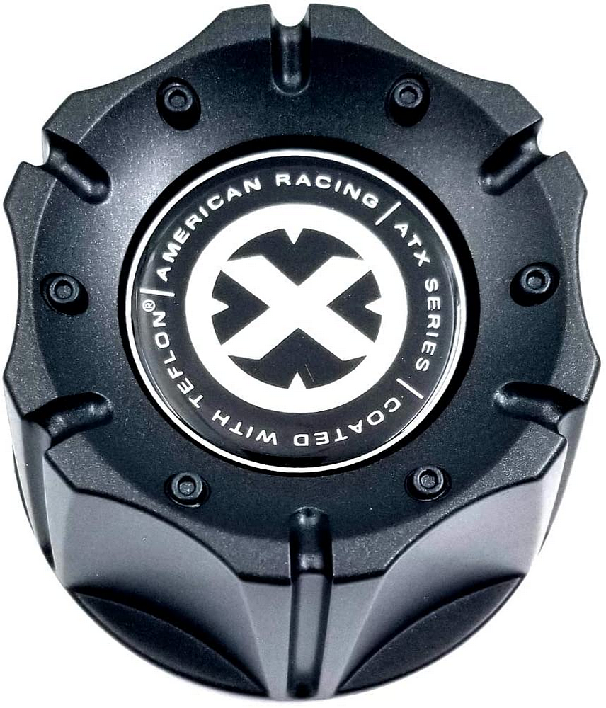 Atx Cap 3.42''  Black Snap In Atx Logo