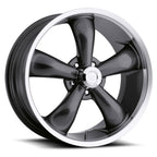 Vision American Muscle Legend 5 17X8.5 +0 Gunmetal Machined Lip