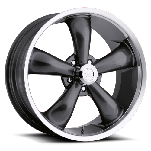 Vision American Muscle Legend 5 18X8.5 +20 Gunmetal Machined Lip