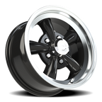 Vision American Muscle Legend C 15X7 -7 Gloss Black Machined Lip