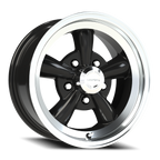 Vision American Muscle Legend C 15X7 -7 Gloss Black Machined Lip
