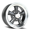 Vision American Muscle Legend C 15X7 +6 Gunmetal Machined Lip
