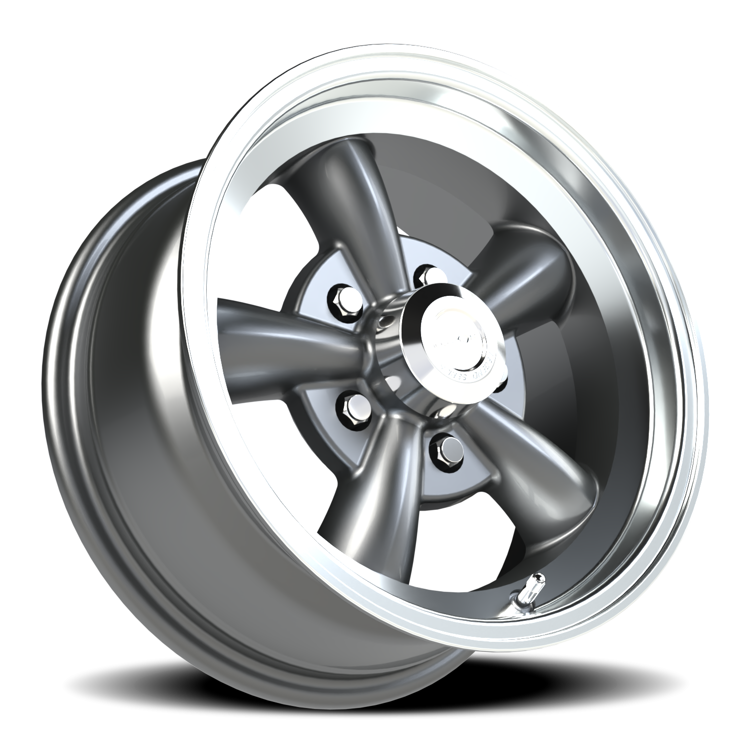 Vision American Muscle Legend C 15X7 -7 Gunmetal Machined Lip