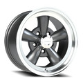 Vision American Muscle Legend C 15X8 +0 Gunmetal Machined Lip