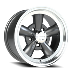Vision American Muscle Legend C 15X8 -19 Gunmetal Machined Lip
