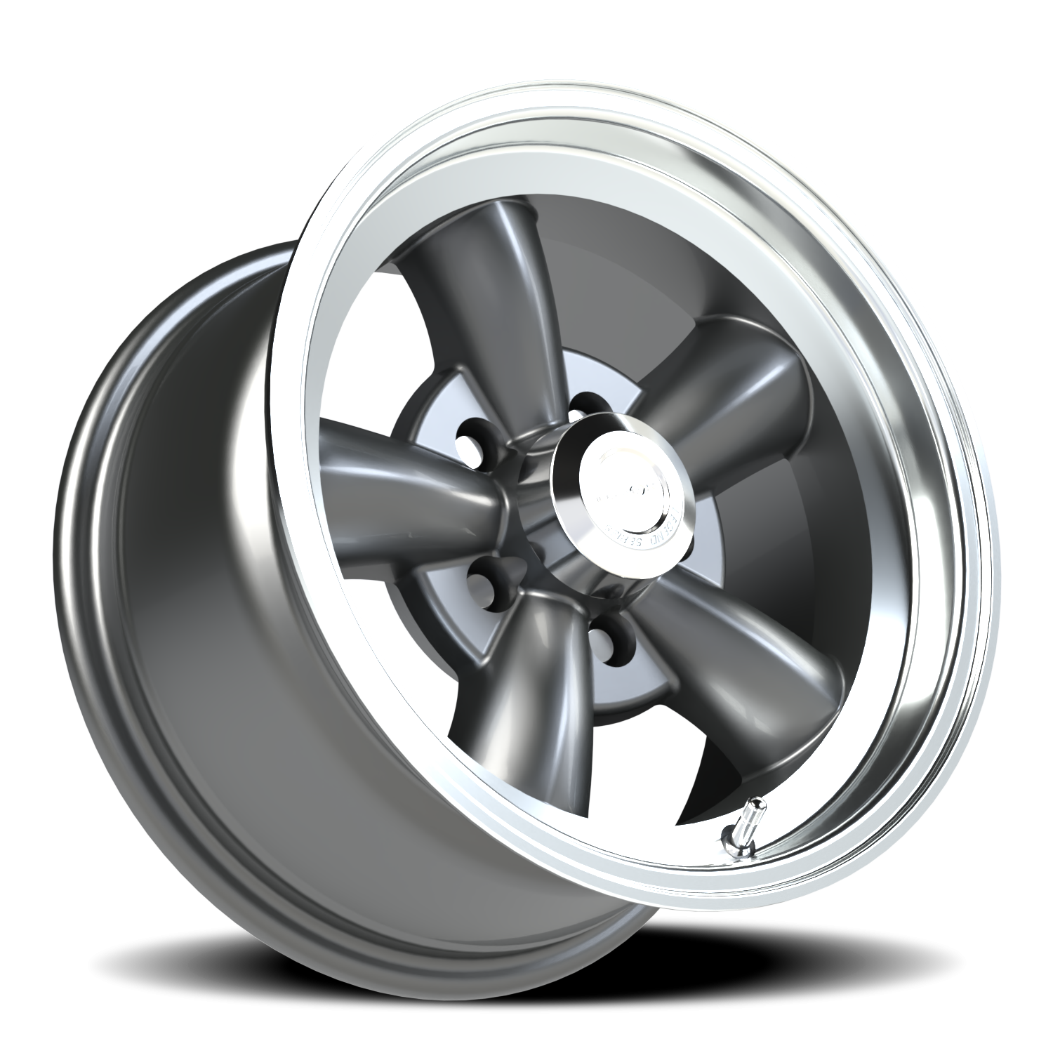 Vision American Muscle Legend C 15X8 -19 Gunmetal Machined Lip