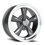 Vision American Muscle Legend C 17X8 +19 Gunmetal Machined Lip