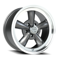 Vision American Muscle Legend C 17X9 +0 Gunmetal Machined Lip