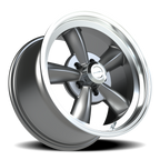 Vision American Muscle Legend C 17X9 +25 Gunmetal Machined Lip