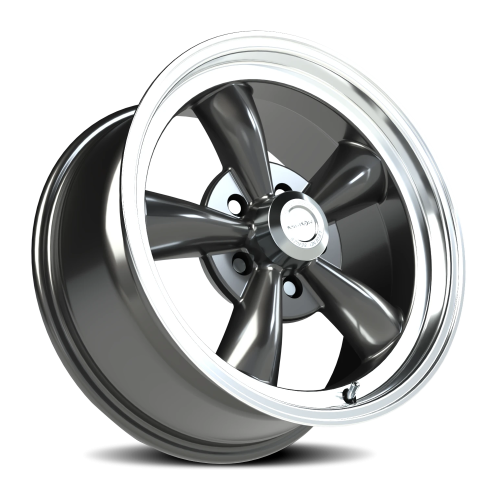 Vision American Muscle Legend C 17X9 +0 Gunmetal Machined Lip
