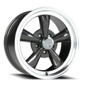 Vision American Muscle Legend C 17X9 +25 Gunmetal Machined Lip