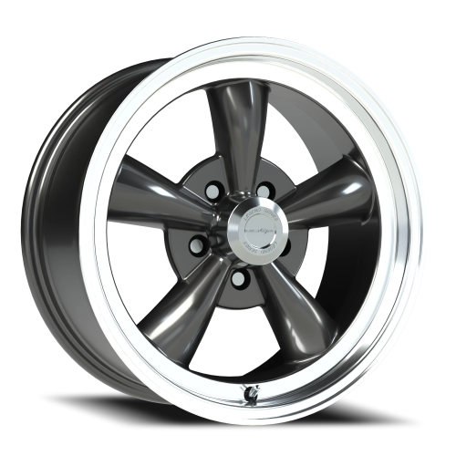Vision American Muscle Legend C 17X9 +25 Gunmetal Machined Lip