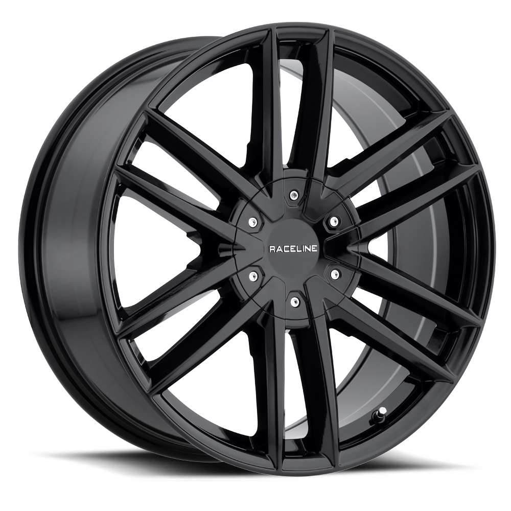Raceline Wheels Impulse 18X8 +35 Black