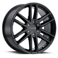 Raceline Wheels Impulse 22X9.5 +15 Black