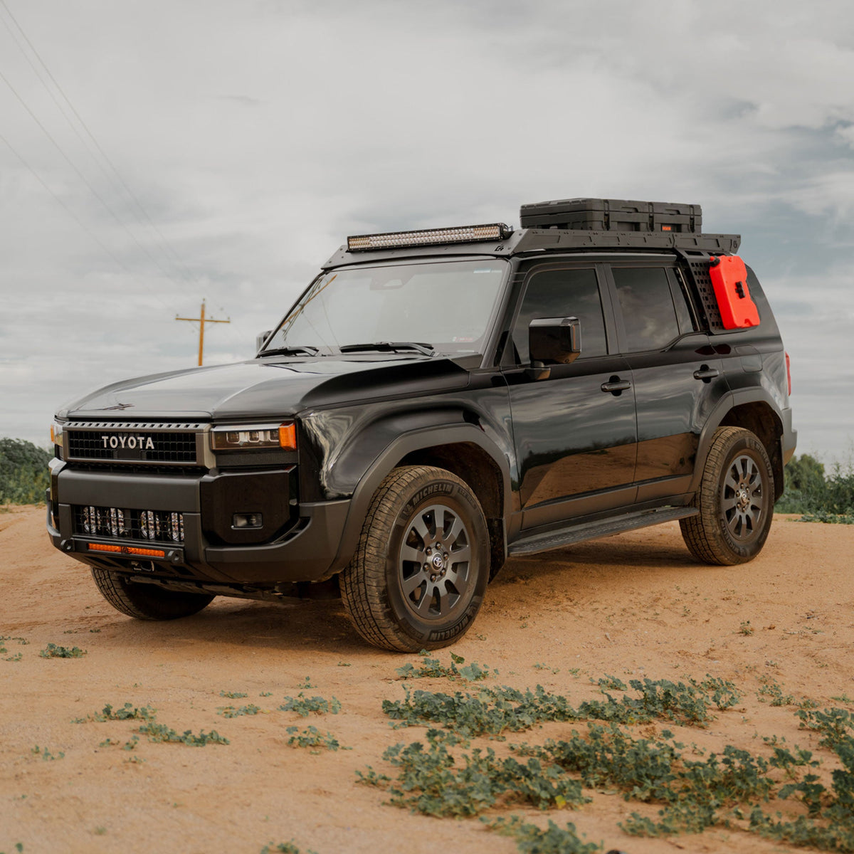 Land Cruiser Roof Rack with Light Bar Mount / 250 Series / 2024-2026